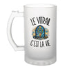 Verre à Bière Le vitrail c'est la vie