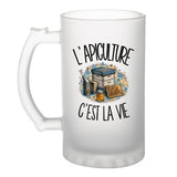 Verre à Bière L'apiculture c'est la vie