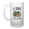Verre à Bière Le gravel c'est la vie