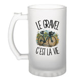 Verre à Bière Le gravel c'est la vie