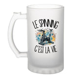 Verre à Bière Le spinning c'est la vie