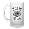 Verre à Bière Le curling c'est la vie