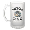 Verre à Bière Mon chinchilla c'est ma vie