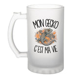 Verre à Bière Mon gecko c'est ma vie