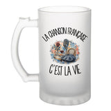 Verre à Bière La chanson française c'est la vie