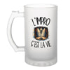 Verre à Bière L'impro c'est la vie