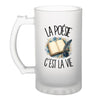 Verre à Bière La poésie c'est la vie