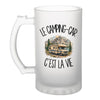 Verre à Bière Le camping-car c'est la vie