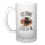 Verre à Bière Les férias c'est la vie