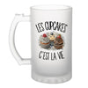 Verre à Bière Les cupcakes c'est la vie
