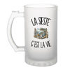 Verre à Bière La sieste c'est la vie