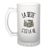 Verre à Bière La sieste c'est la vie