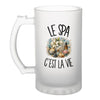 Verre à Bière Le spa c'est la vie
