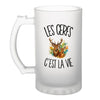 Verre à Bière Les cerfs c'est la vie