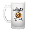 Verre à Bière Les chamois c'est la vie