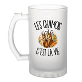Verre à Bière Les chamois c'est la vie