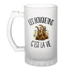 Verre à Bière Les bouquetins c'est la vie