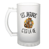 Verre à Bière Les jaguars c'est la vie