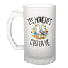 Verre à Bière Les mouettes c'est la vie