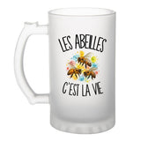 Verre à Bière Les abeilles c'est la vie