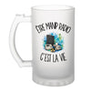 Verre à Bière Être manip radio c'est la vie
