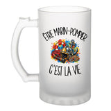 Verre à Bière Être marin-pompier c'est la vie