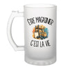 Verre à Bière Être magasinier c'est la vie