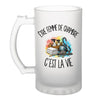 Verre à Bière Être femme de chambre c'est la vie