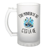 Verre à Bière Être moniteur de ski c'est la vie