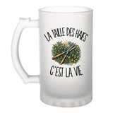 Verre à Bière La taille des haies c'est la vie