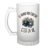 Verre à Bière Le grand prix équestre c'est la vie