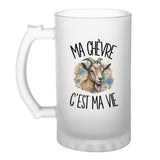 Verre à Bière Ma chèvre c'est ma vie