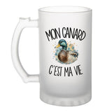 Verre à Bière Mon canard c'est ma vie