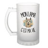 Verre à Bière Mon lama c'est ma vie