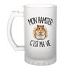 Verre à Bière Mon hamster c'est ma vie