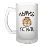 Verre à Bière Mon hamster c'est ma vie