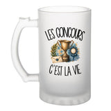 Verre à Bière Les concours c'est la vie
