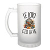 Verre à Bière Le loto c'est la vie