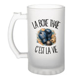 Verre à Bière La boxe thaïe c'est la vie
