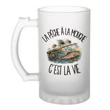 Verre à Bière La pêche à la mouche c'est la vie