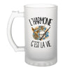Verre à Bière L'harmonie c'est la vie