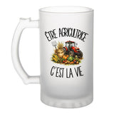 Verre à Bière Être agricultrice c'est la vie