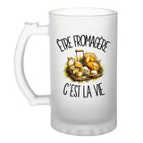 Verre à Bière Être fromagère c'est la vie