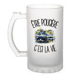 Verre à Bière Être policière c'est la vie