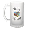 Verre à Bière Belle-Île c’est la vie