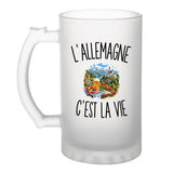 Verre à Bière L’Allemagne c’est la vie