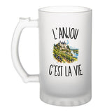 Verre à Bière L’Anjou c’est la vie