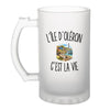 Verre à Bière L’Île d’Oléron c’est la vie