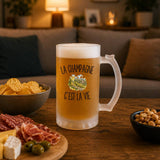Verre à Bière La Champagne c’est la vie