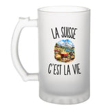 Verre à Bière La Suisse c’est la vie
